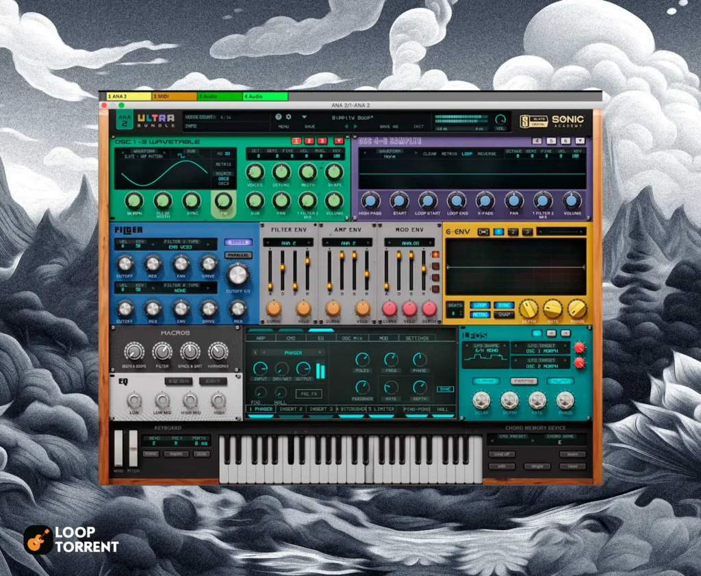 Sonic Academy & Slate Digital – ANA 2 v2.5.4 VSTi, VST3i, AAX, AUi WIN.OSX x64