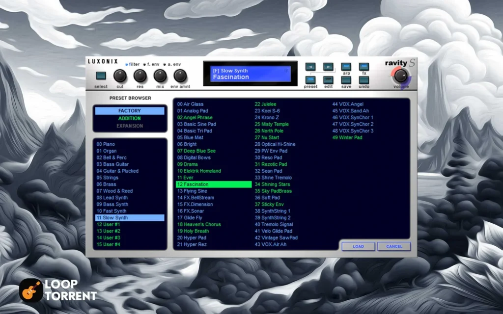 LUXONIX Ravity (S) 1.4.3 VSTi x86 [2005]